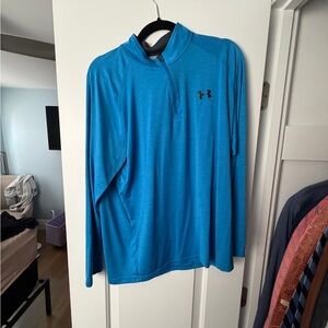 Under Armour Men's Electric Blue Zip-Up Sweater